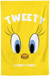 Pennie Des.1 Warner Bros Kids Beach Towel Yellow Tweety 130x70cm