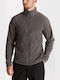 Men's Fleece Cardigan Gray