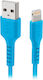 SBS USB to Lightning Cable Μπλε 1m (CABLEUSBIP589A)