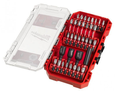 Milwaukee Set 35 Biți Șurubelniță Torx / Steaua / Cruce