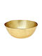 Cryspo Trio Kronos Oro Salatschüssel Glas Gold 22x22cm 1Stück