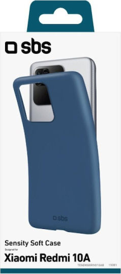 SBS Sensity Задна корица Силикон Син (Xiaomi Redmi 10A)