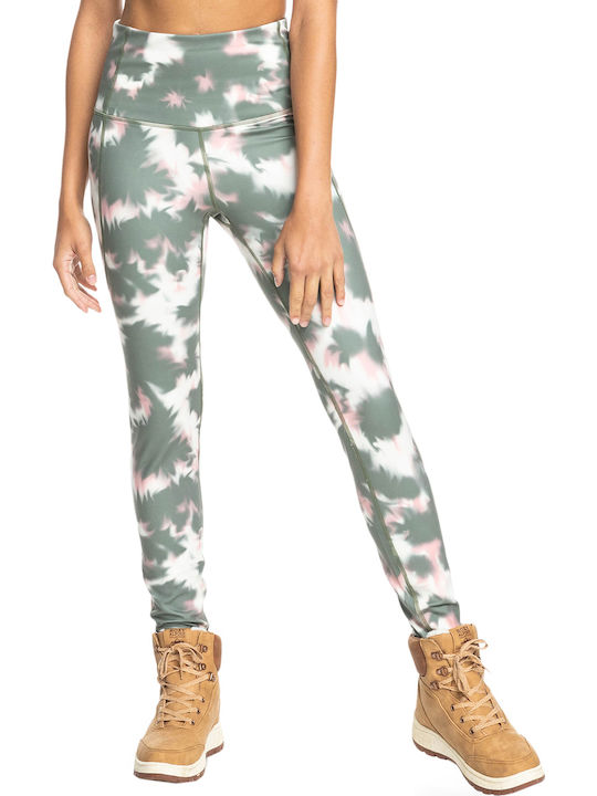 Sublime Sunshine Women's Long Training Legging High Waisted Deep Lichen Green Nimal