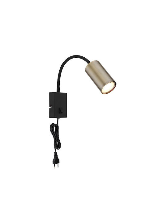 Globo Lighting Robby Μονό Σποτ με Ντουί GU10 σε Χρυσό Χρώμα