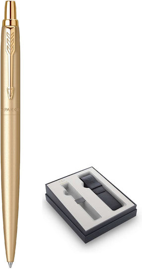 Parker Jotter XL Pen Set Ballpoint Medium Gold in a case (in a paper cassette)