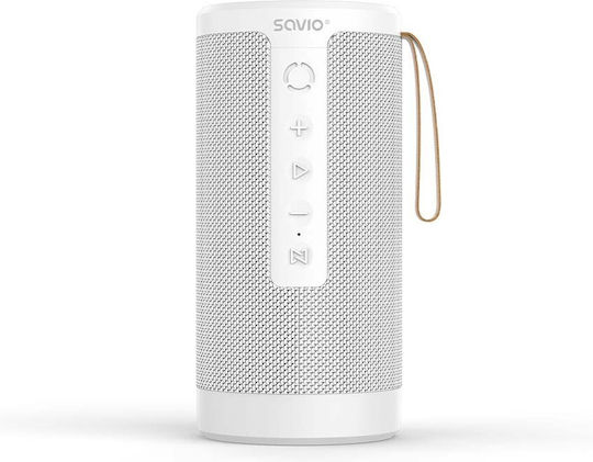 Savio BS-032 Ηχείο Bluetooth 10W με Διάρκεια Μπαταρίας έως 8.5 ώρες Λευκό
