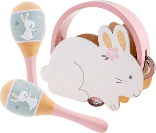 Stephen Joseph Wooden Set Bunny for 3+ Years