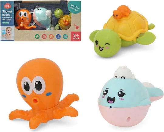 Kiokids Shower Buddy Water Faces for 36++ Months 3pcs