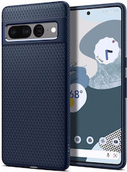 Spigen Liquid Air Umschlag Rückseite Silikon Blau (Google Pixel 7 Pro) ACS04724