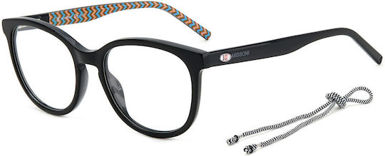 Missoni Damen Acetat Brillengestell Schwarz MMI 0116 807
