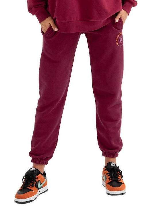 FEMI STORIES HARUKA SWEATPANTS REDWOOD