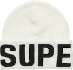 Superdry D2 Code Beanie Ανδρικός Σκούφος σε Λευ...