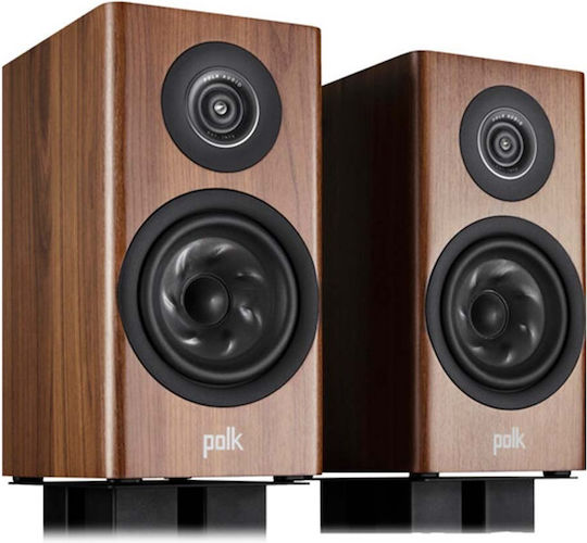 Polk Audio Reserve R100 Ζεύγος Ηχείων Hi-Fi Βιβλιοθήκης 2 Δρόμων Π16.6xΒ25.95xΥ35.4εκ. Καρυδιά