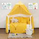 Funna Baby Baby Crib Bedding Set Marigold 3pcs Yellow