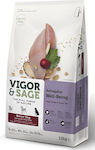 Vigor & Sage Astragalus Well-Being Senior Dog Complete 12kg Dry Food Grain Free for Senior Dogs with Turkey