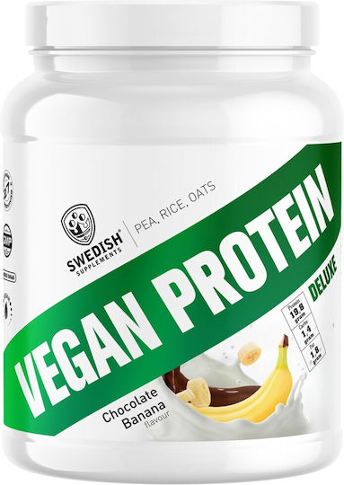 Vegan Deluxe от Грах, ориз и овес Без Лактоза с Вкус Шоколадов банан 750гр