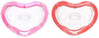 Munchkin Latch Orthodontic Pacifiers Silicone Pink / Red for 3-6 months 2pcs