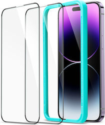 ESR Armorite Full Face Tempered Glass 2pcs (iPhone 14 Pro Max)