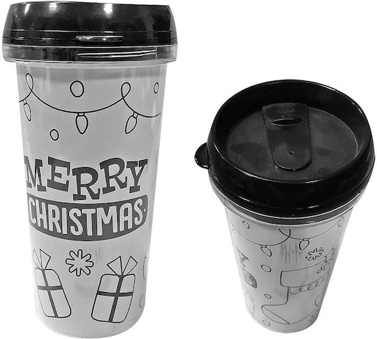 XMASfest Χριστουγεννιάτικο Ποτήρι με Επιγραφή 9x9x17εκ.