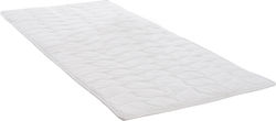 Freebox Semi Double Foam Mattress Topper with Elastic Straps 110x190x2cm