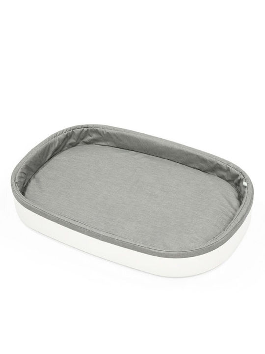 Stokke Harte Wickelauflage Sleepi aus Stoff Gray 54x80cm