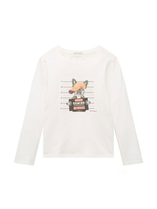 Kids' Shirt Long Sleeve Ecru