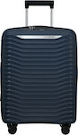 Samsonite Upscape Cabin Travel Suitcase Hard Navy Blue with 4 Wheels Height 55cm.