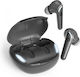 SBS Twin Space In-ear Bluetooth Handsfree Ακουστικά με Θήκη Φόρτισης Black
