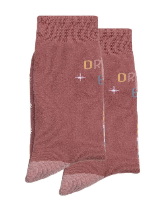 Ysabel Mora Rutschfeste Lange Kindersocken Rosa