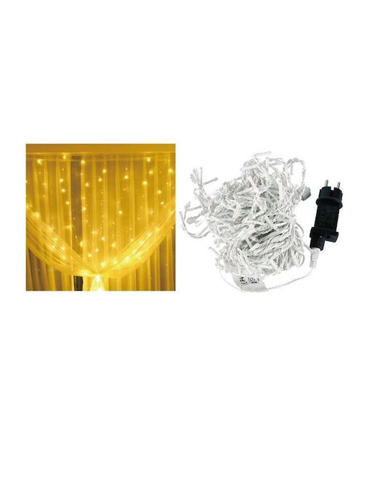 240 Λαμπάκια LED 3μ. x 300εκ. Θερμό Λευκό τύπου Κουρτίνα
