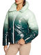 Scurtă Jachetă de femei Puffer White/Green