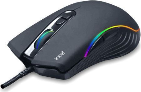 Inca IMG-GT15 RGB Геймърска Мишка 4800 DPI Черен