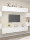 Wohnzimmer TV-Einheit Λευκό 8τμχ L100xB30xH30cm
