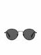 Hawkers Moma Sunglasses with Black Metal Frame and Black Polarized Lens HMOM22BBMP