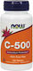 Now Foods C-500 With Rose Hips Vitamin for Immune System Boost, the Skin & Antioxidant Action 500mg 250 Tablets