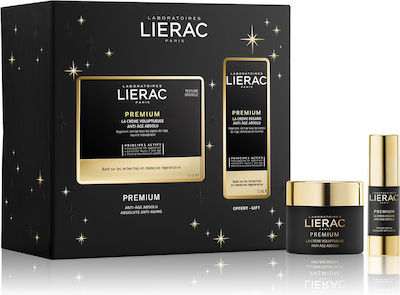 Lierac Premium Σετ Περιποίησης με Κρέμα Προσώπου και Κρέμα Ματιών για Ξηρές Επιδερμίδες , Ιδανικό για 50+