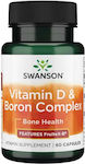 Swanson Vitamin D & Boron Complex Vitamin 60 caps