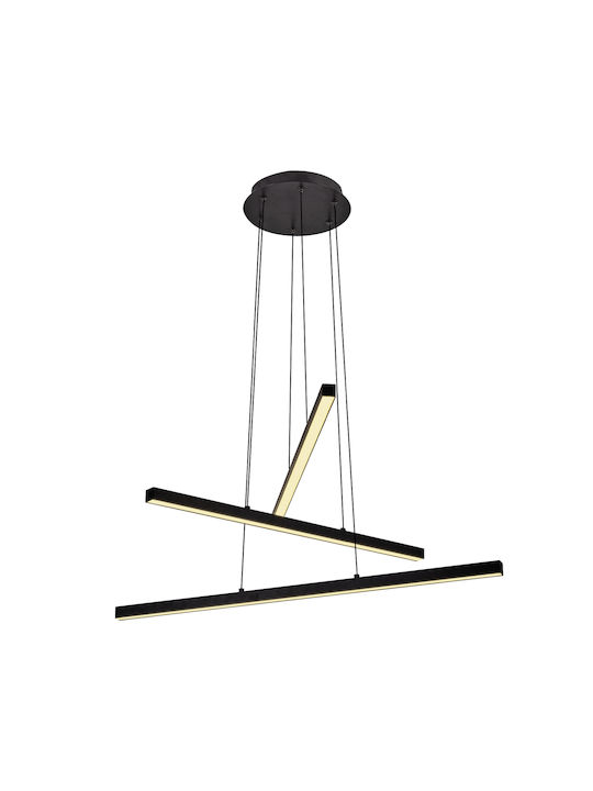 ArteLibre Moseten Pendant Lamp with Built-in LED Black