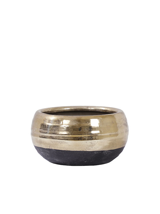 Zaros Decorative Bowl Gold 23.5x23.5x12cm