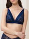 Triumph Vivid Spotlight Bralette Σουτιέν Μπλε