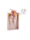 Παρίσης Tabletop Lucky Charm Angel Pink made of Wood 14x21cm 1pcs