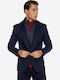 Men's Winter Suit Jacket Regular Fit Blue