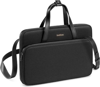 tomtoc Premium H22 Tasche Schulter / Handheld für Laptop 14" in Schwarz Farbe