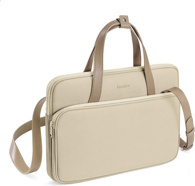 tomtoc Premium H22 Tasche Schulter / Handheld für Laptop 14" Khaki