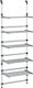 vidaXL Aluminum Folding Hanging Clothes Drying Rack 50x25cm
