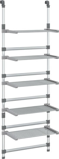vidaXL Klappbarer Hängender Kleiderständer aus Aluminium 50x25cm
