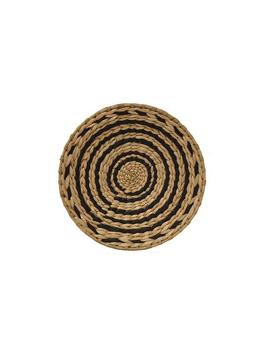 Atmosphera Wicker Wall Plate 25x4x25cm