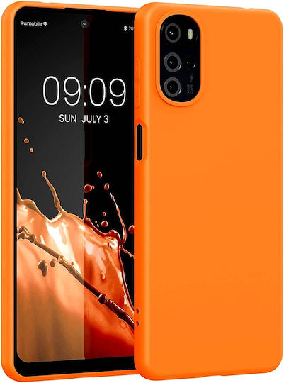 KWmobile Задна корица Силикон 1.3мм Fruity Orange (Moto G22)