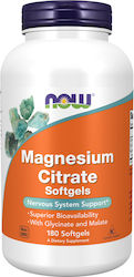 Now Foods Magnesium Citrate 180 Softgels
