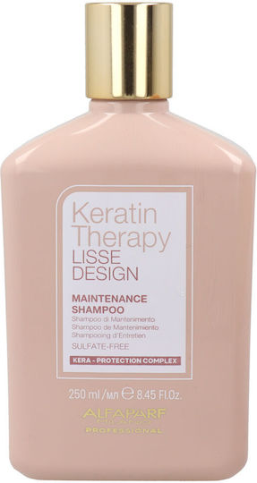 Alfaparf Milano Professional Keratin Therapy Lisse Design Σαμπουάν Αναδόμησης/Θρέψης για Εύθραυστα Μαλλιά 250ml